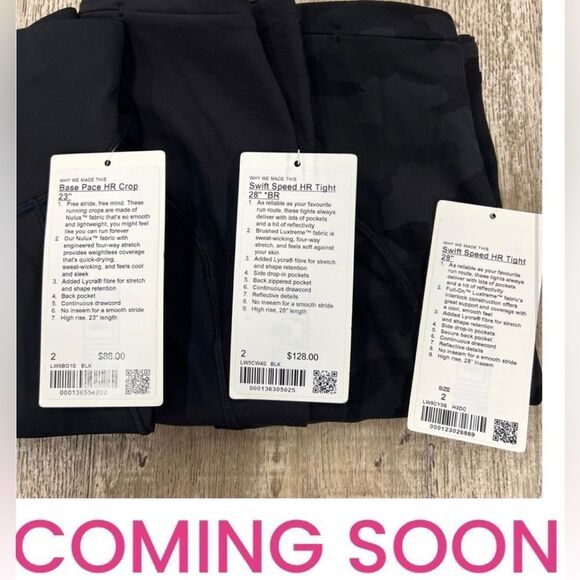 Coming Soon More Lululemon Leggings NWT Most Sizes - Picture 3 of 16